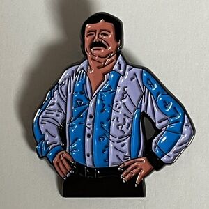 El Chapo Shirt Hat Pin Pins Fitted Hats Chrome Highlights Bag Bags